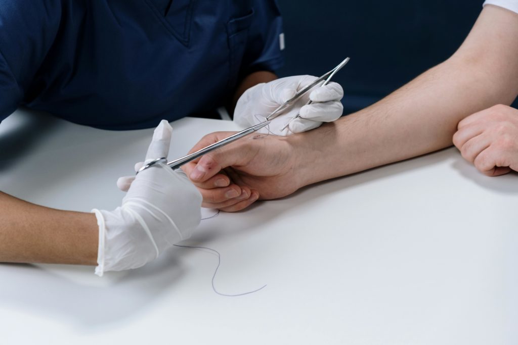 wound care clinic modern interior aesthetic professional photography.webp
