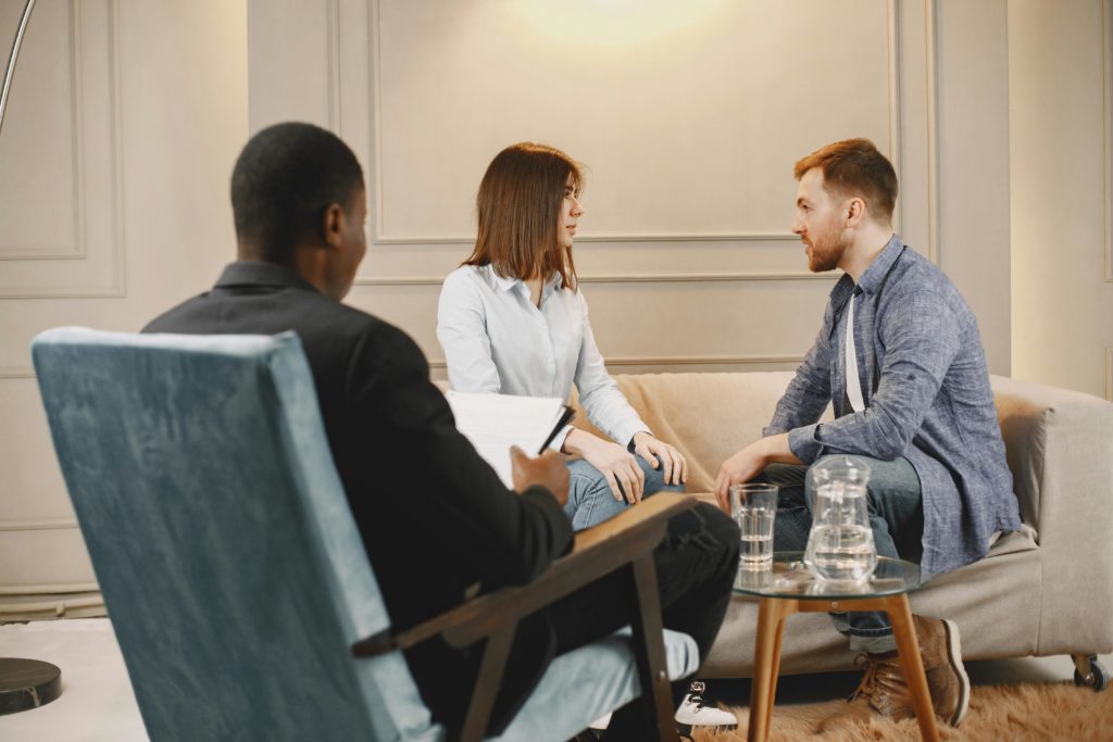 couple discussing health modern interior aesthetic professional photography.jpg