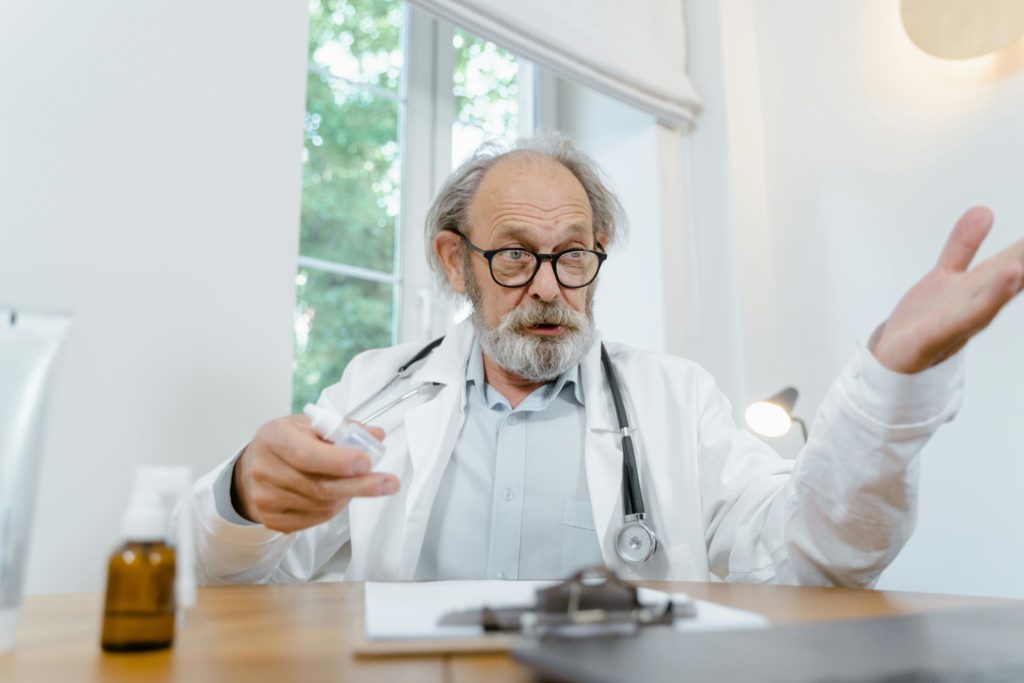 man talking doctor modern interior aesthetic professional photography.jpg